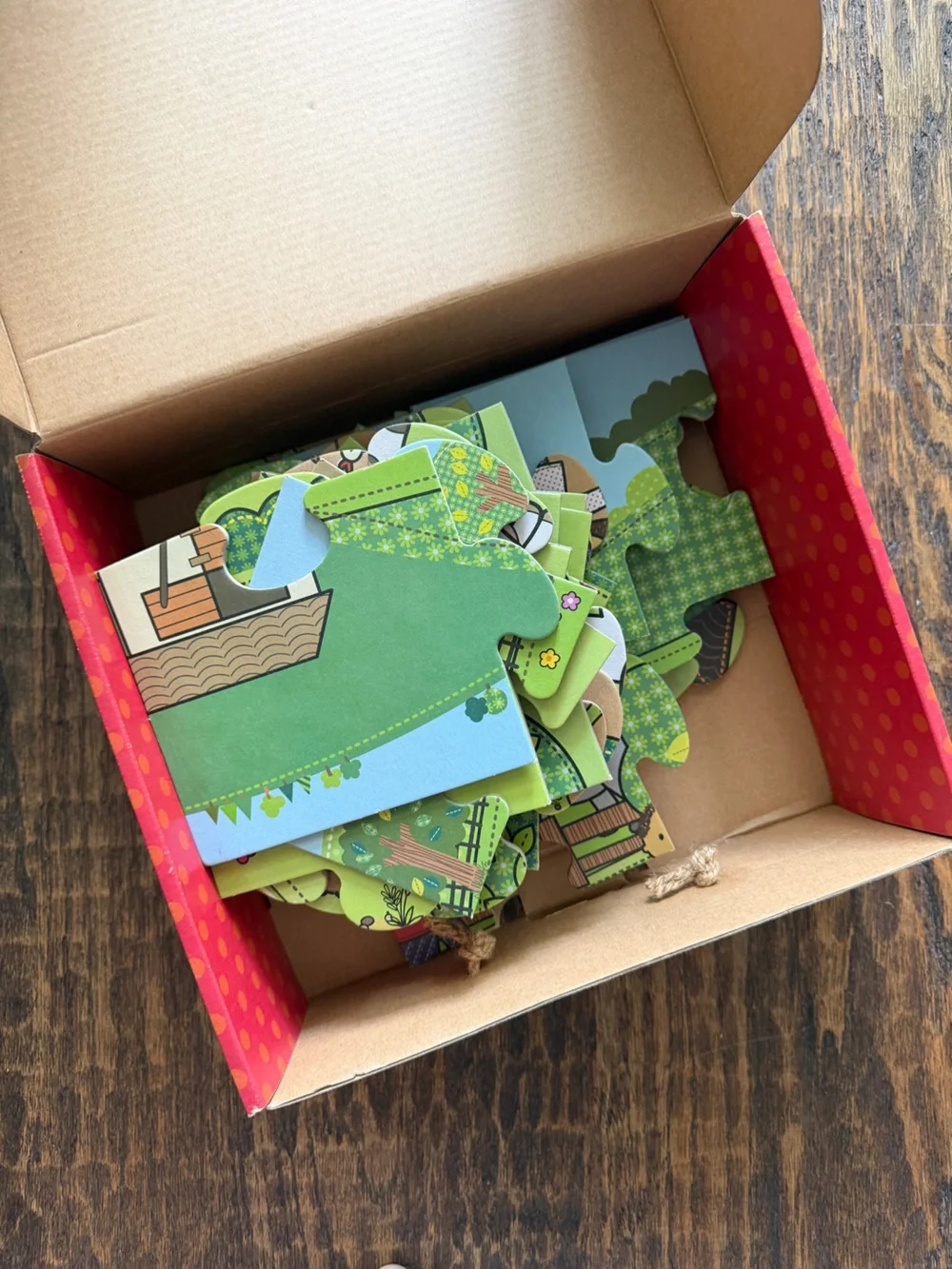Melissa & Doug On the Farm Giant Floor Puzzle 35 pieces Natural Play